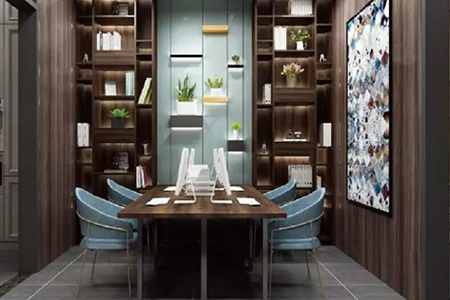 書房空間-紹興全屋定制-木作－SANO薩諾高端整木定制廠家